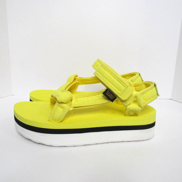 🔥SOLD🔥TEVA FLATFORM UNIVERSAL MESH PRINT SANDALS SZ 8 - Picture 2 of 6